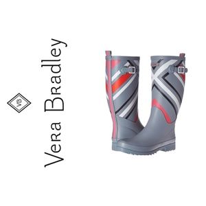 NWT Vera Bradley Northern Stripes Rain Boots
